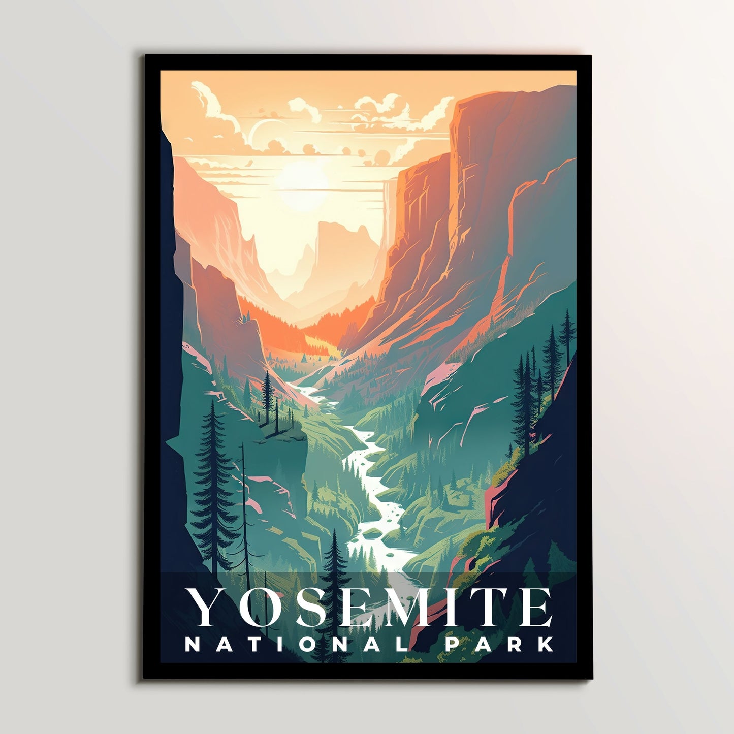 Yosemite National Park Poster | S01