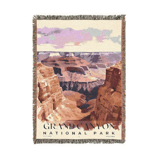 Grand Canyon National Park Woven Blanket | S04