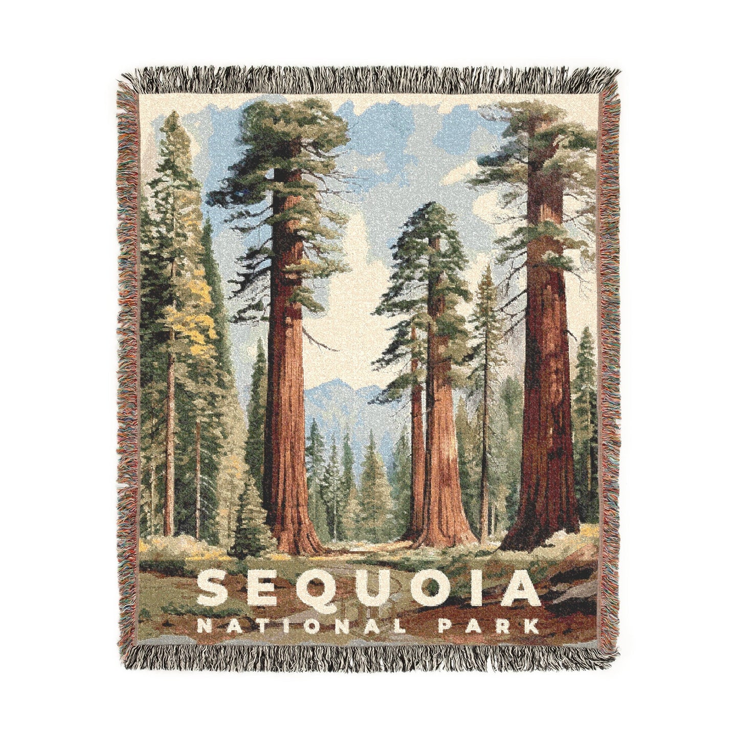 Sequoia National Park Woven Blanket | S08
