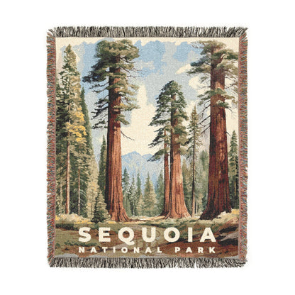 Sequoia National Park Woven Blanket | S08