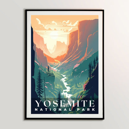 Yosemite National Park Poster | S01