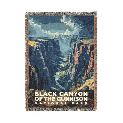 Black Canyon of the Gunnison National Park Woven Blanket | S16