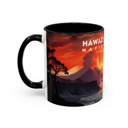 Hawaii Volcanoes National Park Mug | Accent Coffee Mug (11, 15oz)