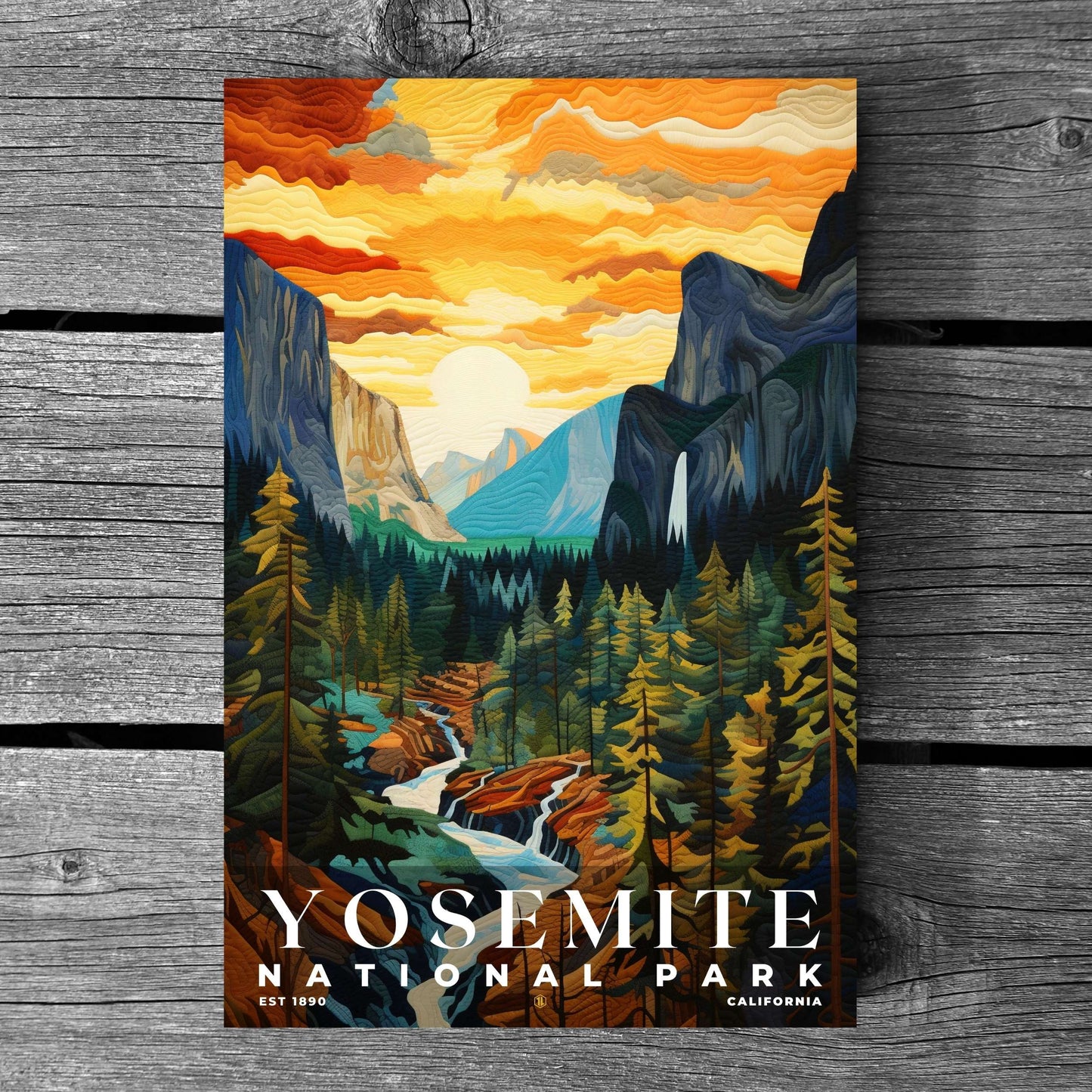 Yosemite National Park Poster | S09