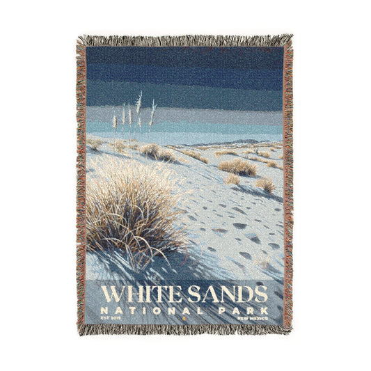 White Sands National Park Woven Blanket | S02
