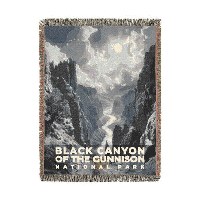 Black Canyon of the Gunnison National Park Woven Blanket | S15