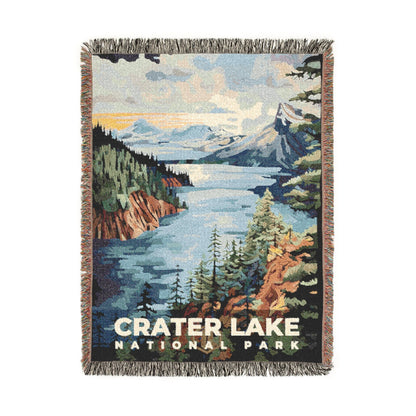 Crater Lake National Park Woven Blanket | S09