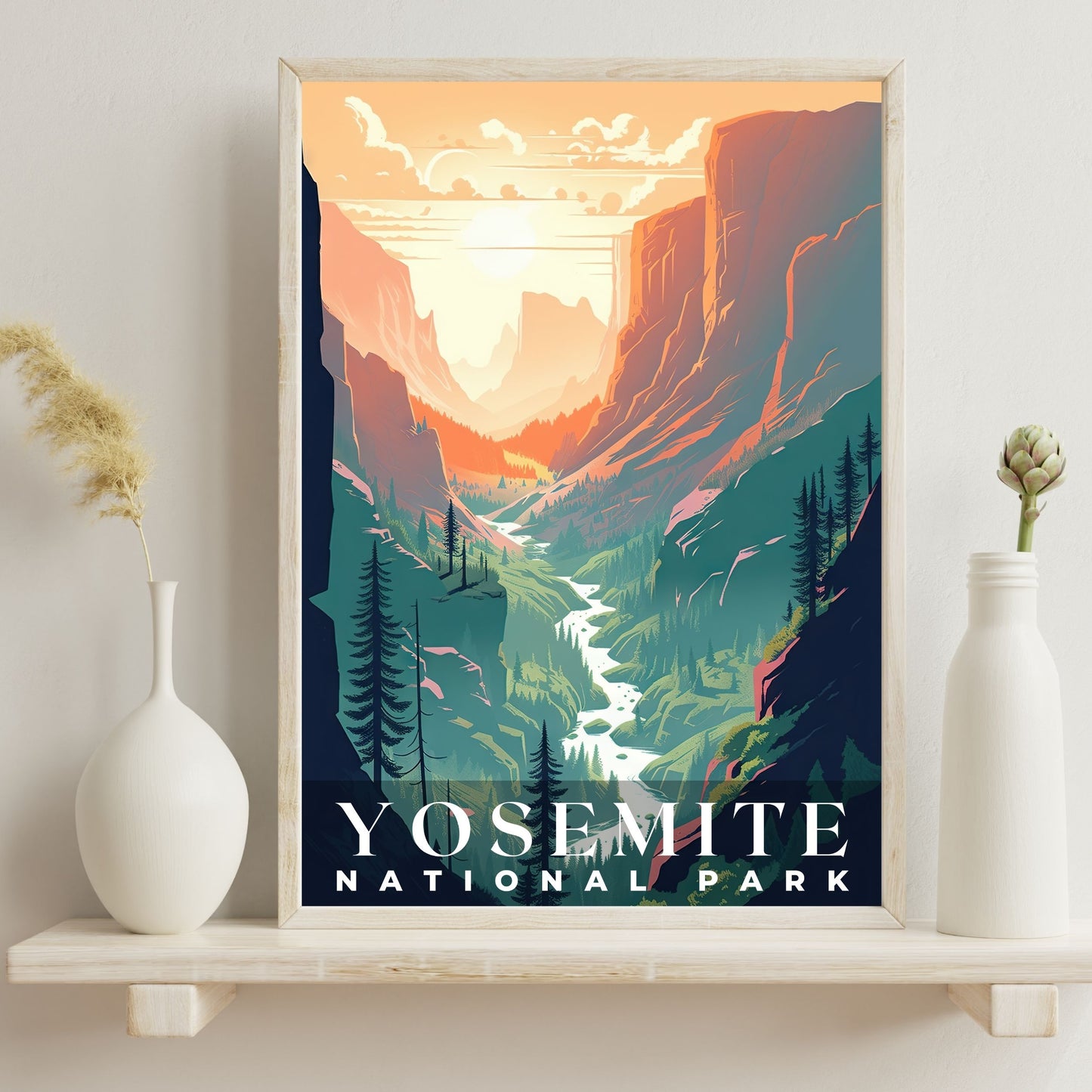 Yosemite National Park Poster | S01