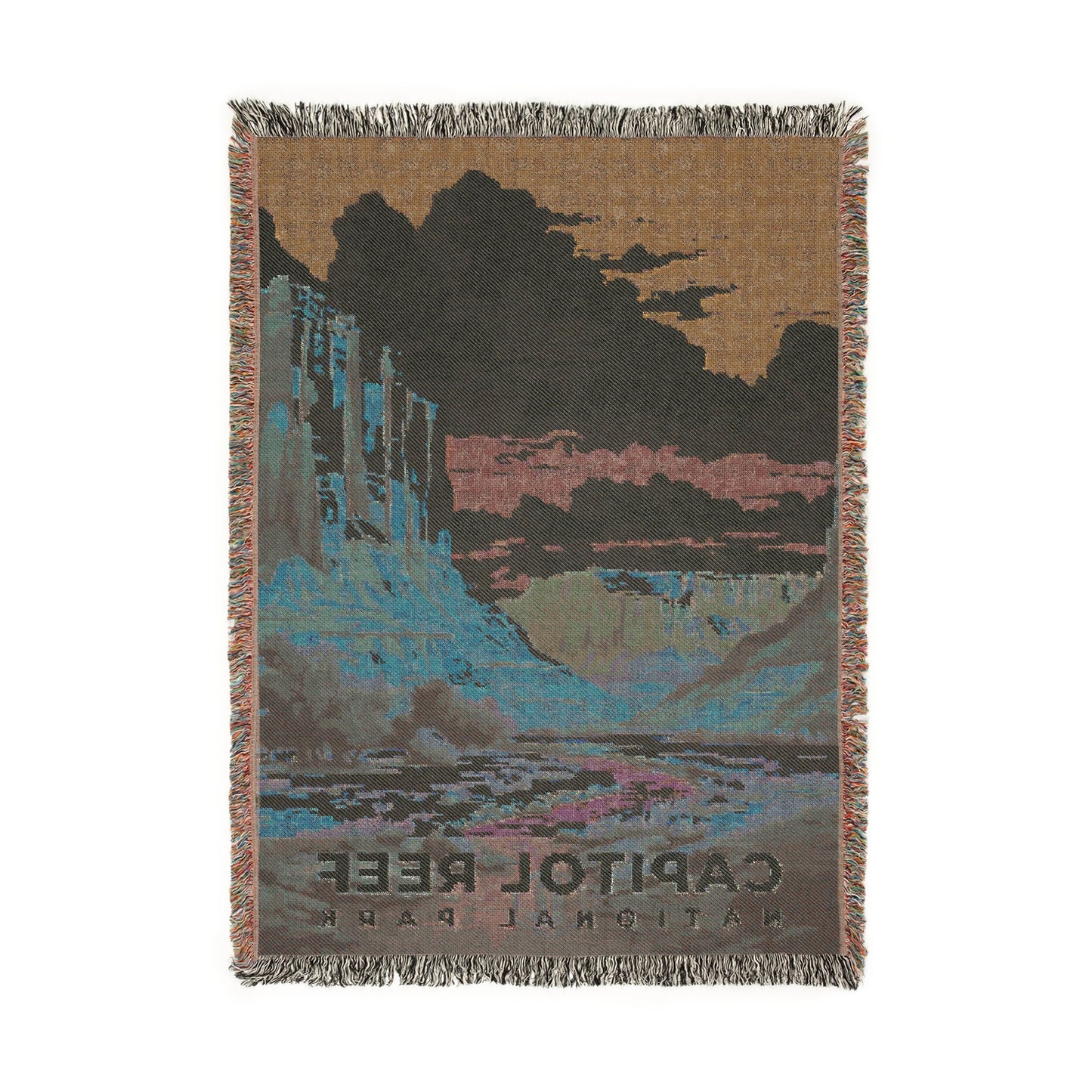 Capitol Reef National Park Woven Blanket | S06