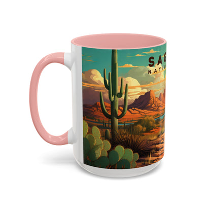 Saguaro National Park Mug | Accent Coffee Mug (11, 15oz)