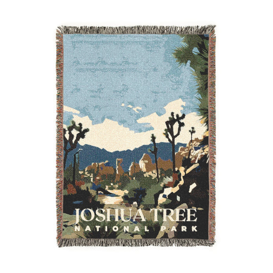 Joshua Tree National Park Woven Blanket | S01