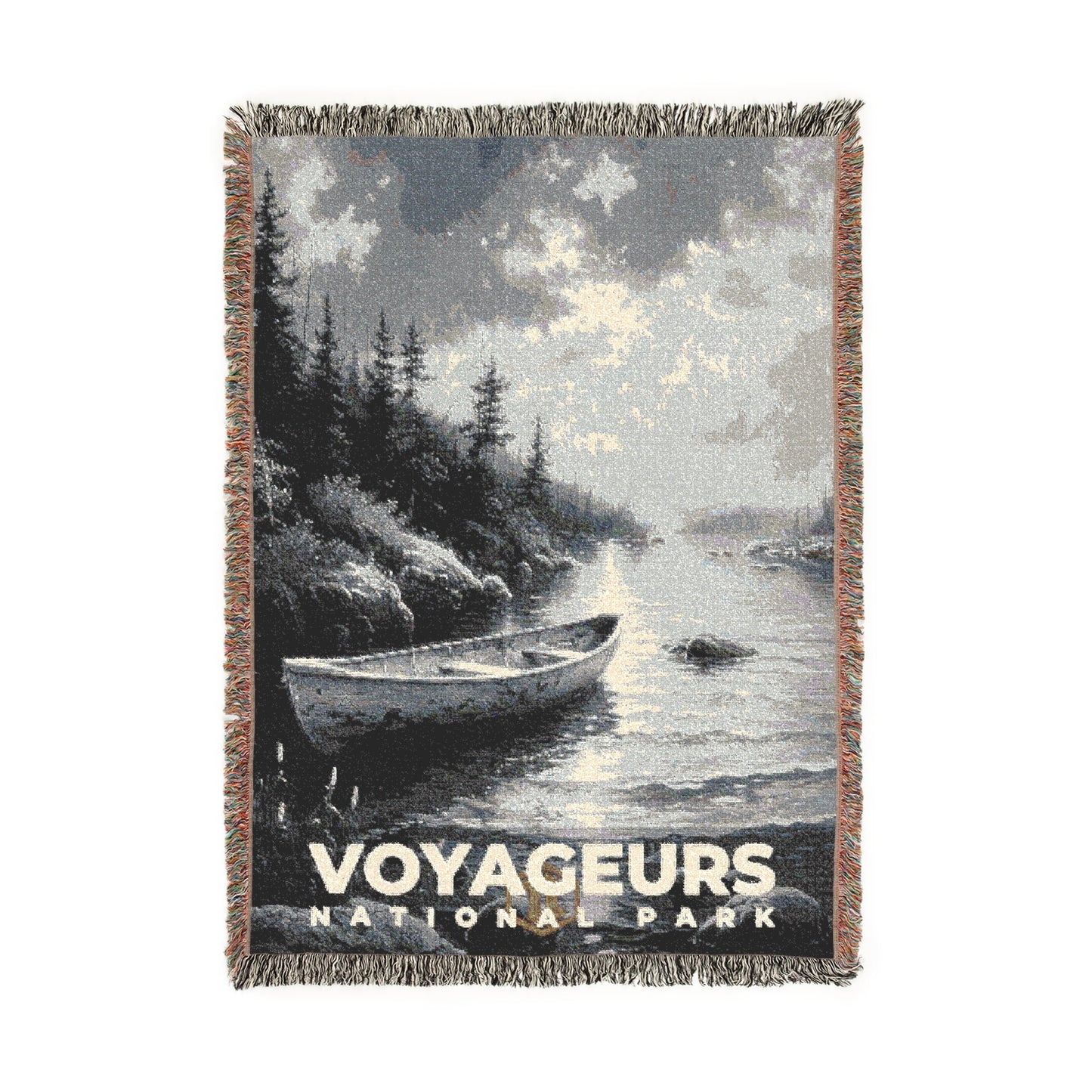 Voyageurs National Park Woven Blanket | S15