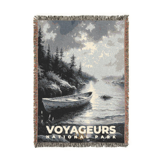 Voyageurs National Park Woven Blanket | S15