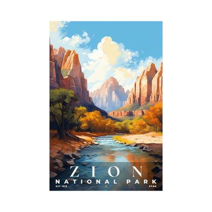Zion National Park Poster | S06