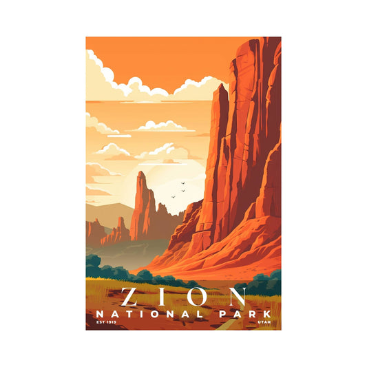 Zion National Park Poster | S03