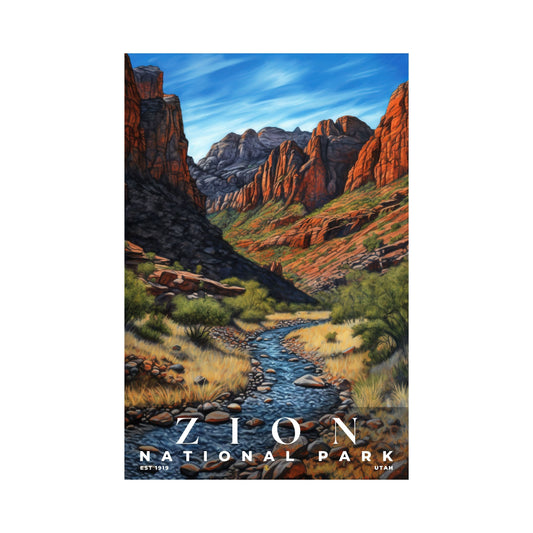Zion National Park Poster | S02