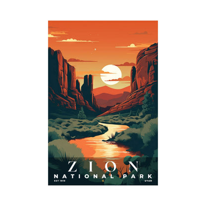 Zion National Park Poster | S05