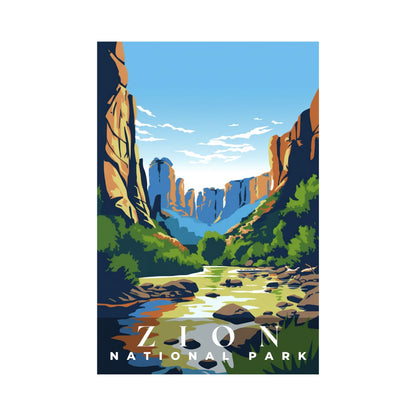 Zion National Park Poster | S01