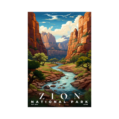 Zion National Park Poster | S07