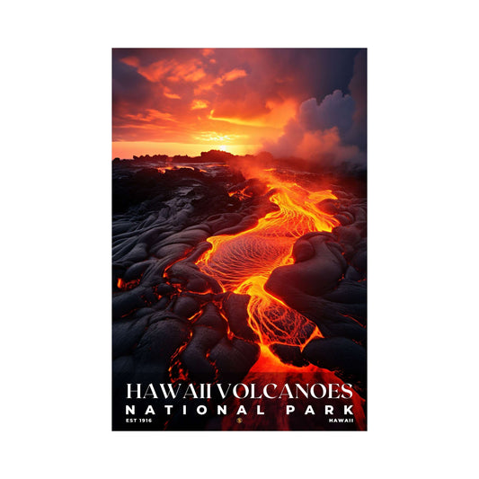 Hawaii Volcanoes National Park Poster | S10