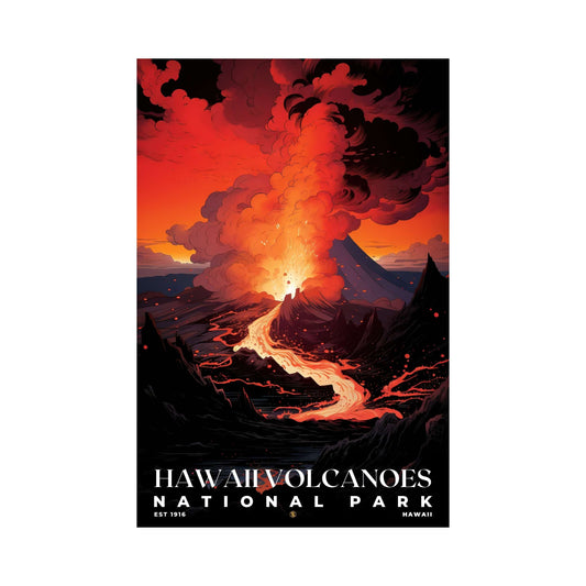 Hawaii Volcanoes National Park Poster | S07