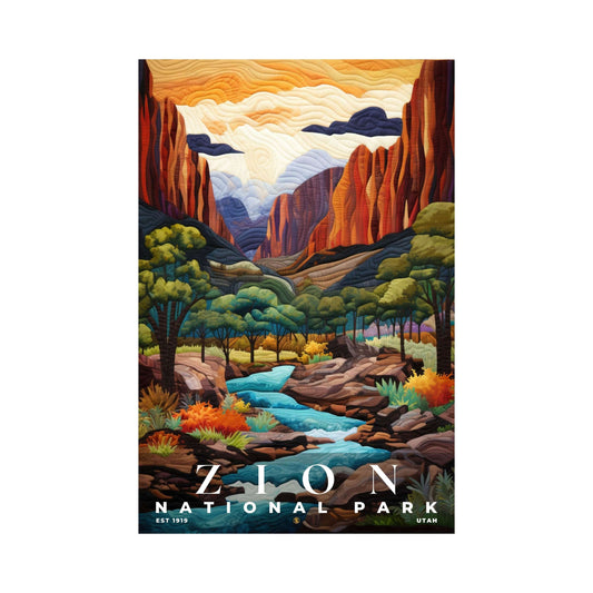 Zion National Park Poster | S09