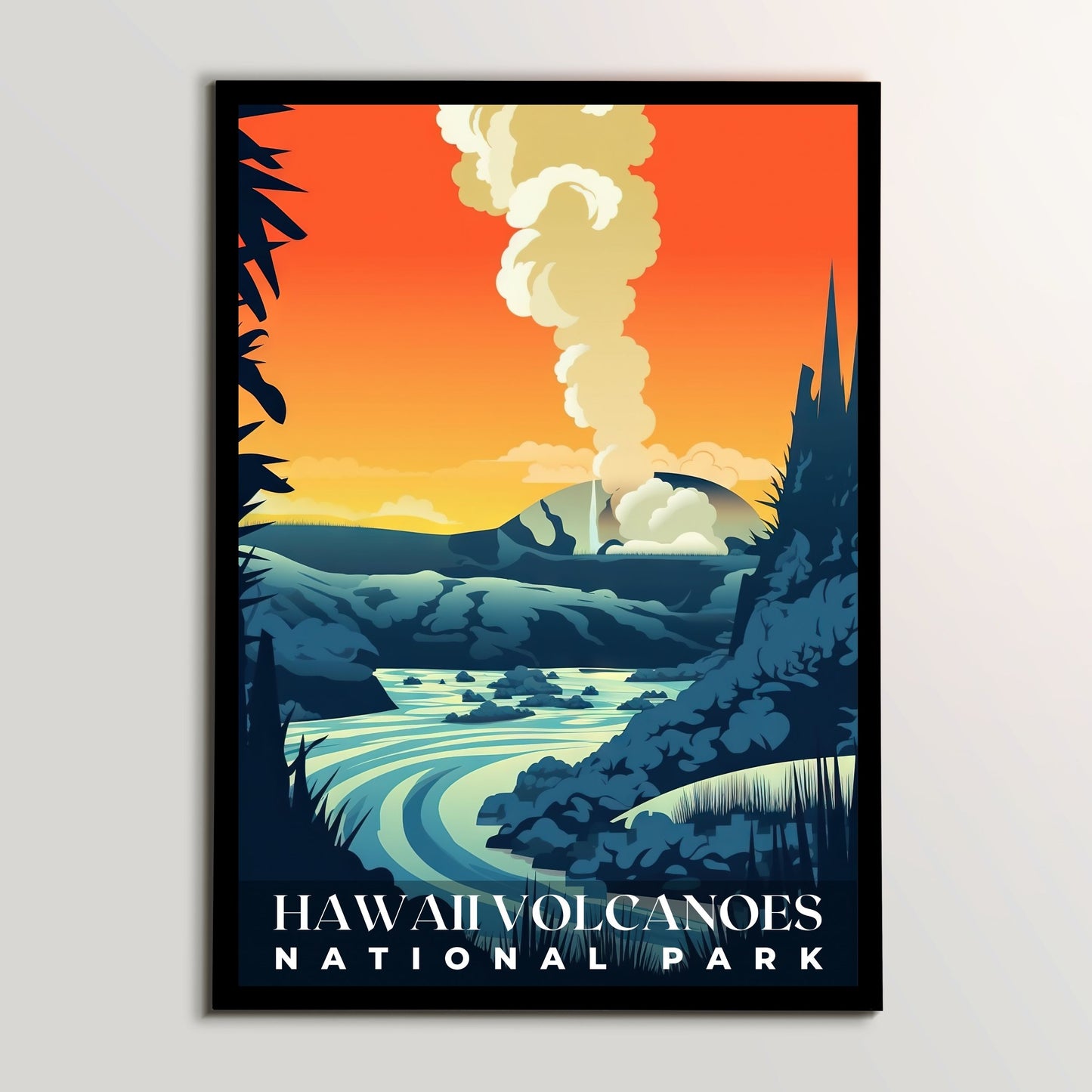 Hawaii Volcanoes National Park Poster | S01