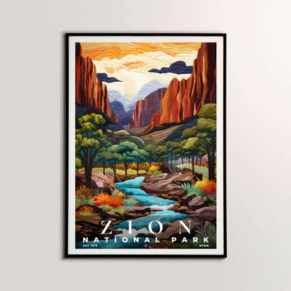 Zion National Park Poster | S09