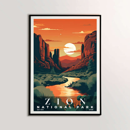 Zion National Park Poster | S05