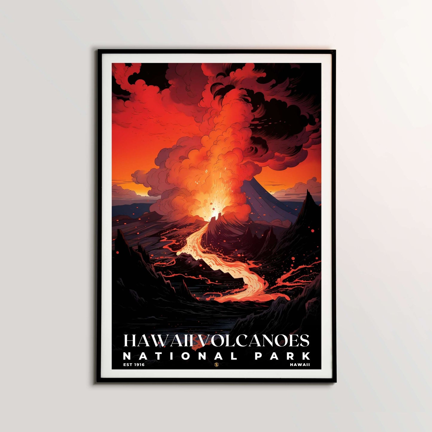 Hawaii Volcanoes National Park Poster | S07