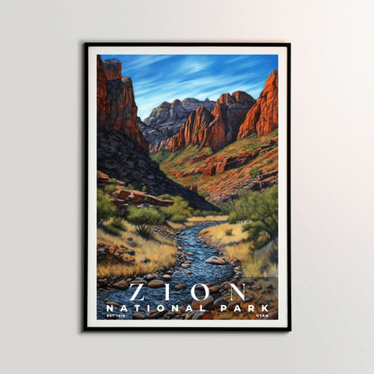 Zion National Park Poster | S02