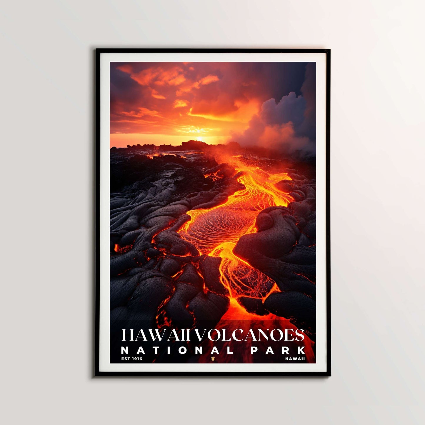 Hawaii Volcanoes National Park Poster | S10