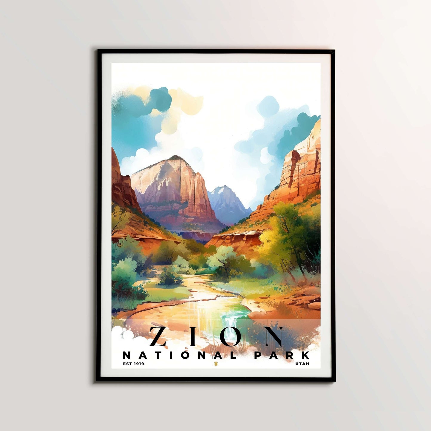 Zion National Park Poster | S04