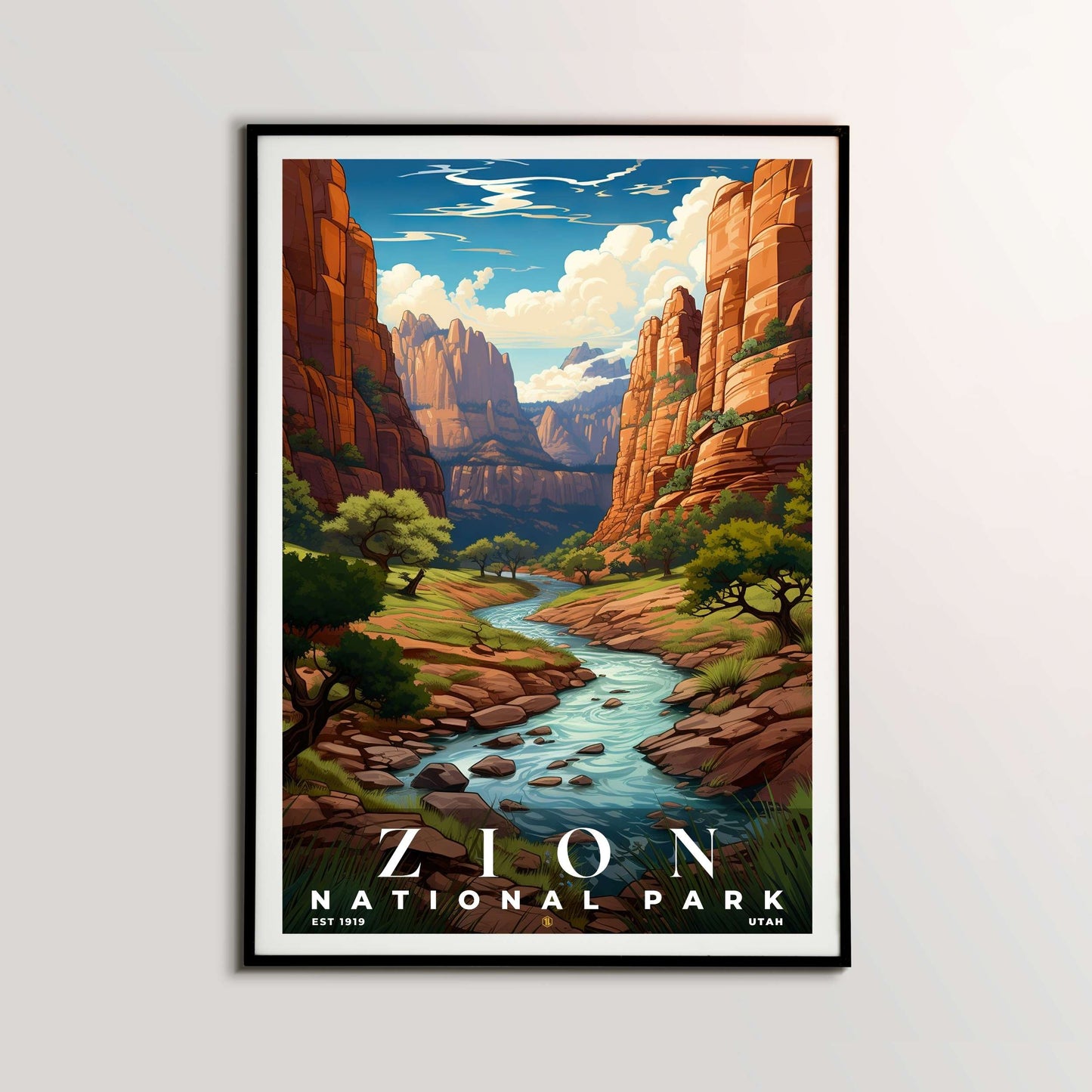 Zion National Park Poster | S07