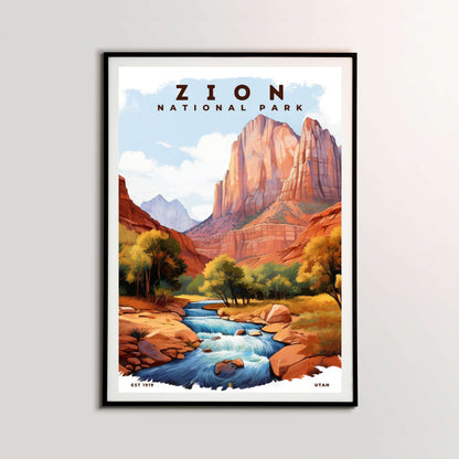 Zion National Park Poster | S08