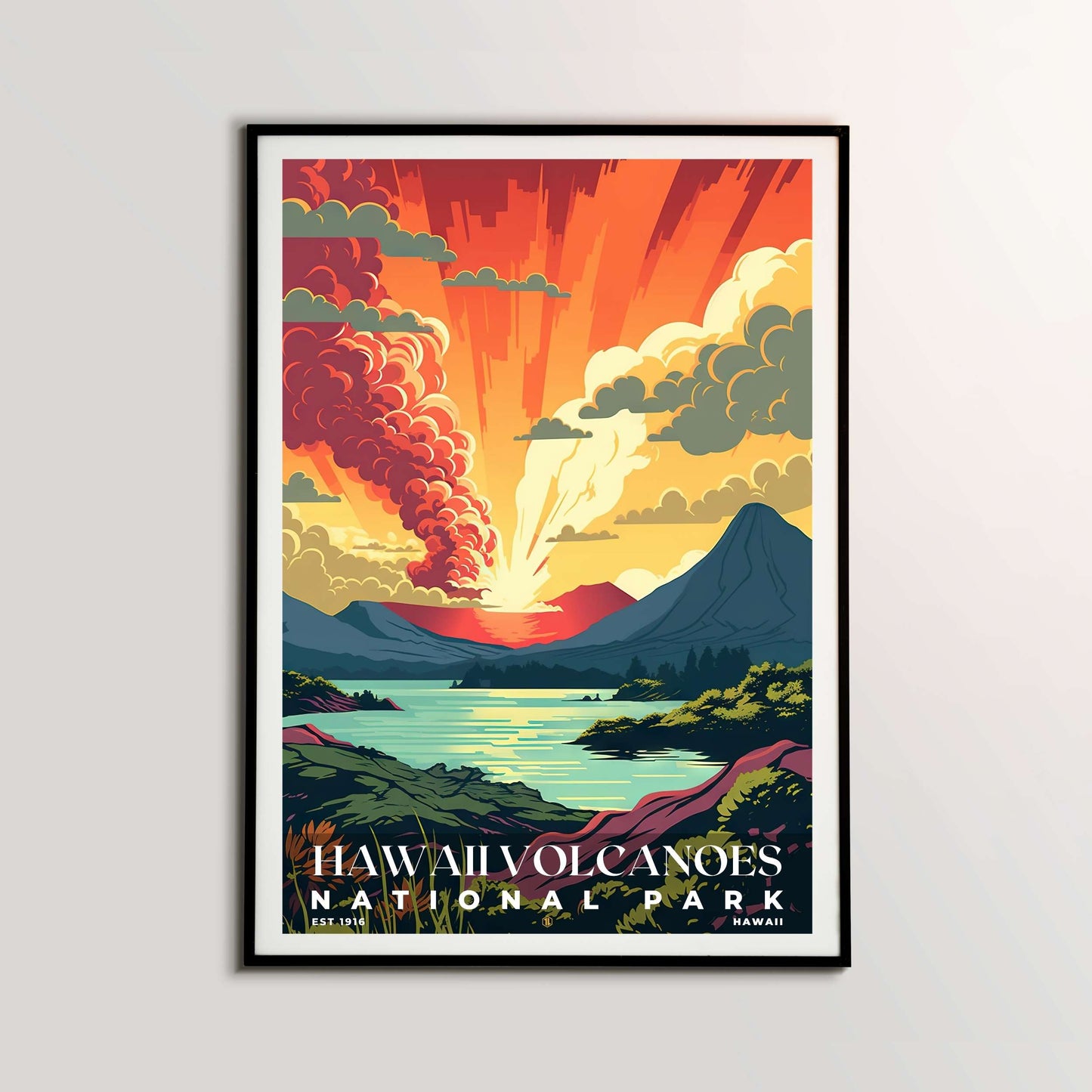 Hawaii Volcanoes National Park Poster | S05