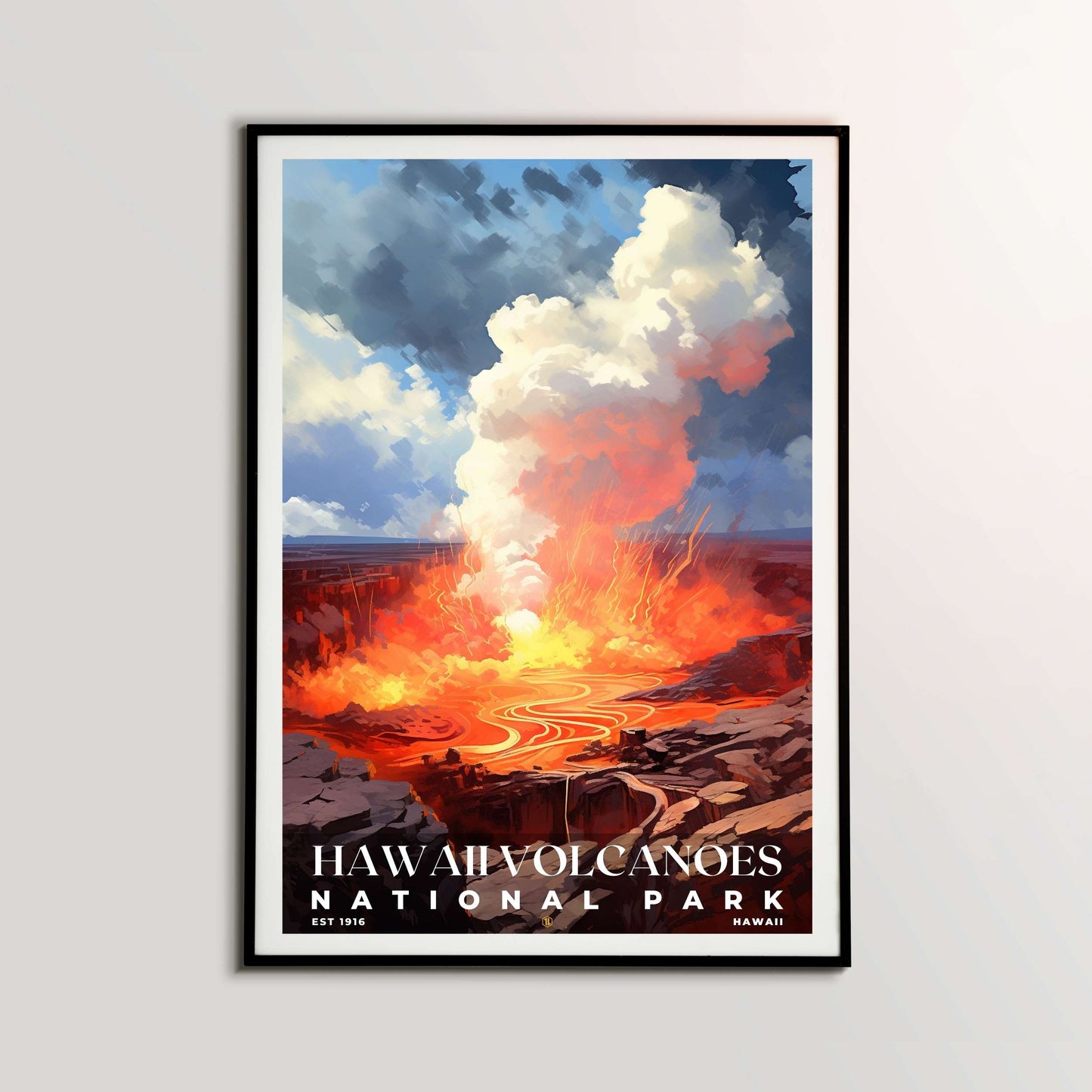 Hawaii Volcanoes National Park Poster | S06