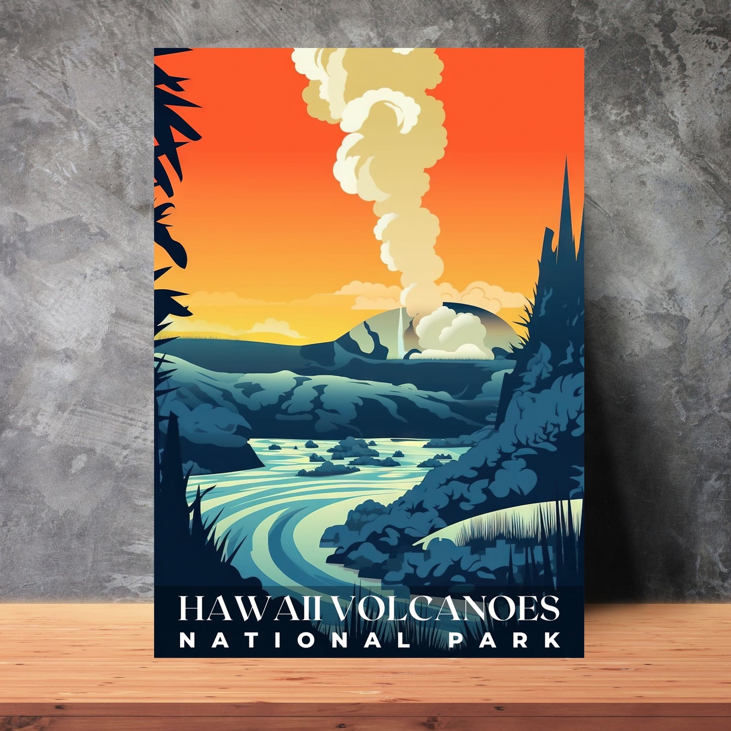 Hawaii Volcanoes National Park Poster | S01