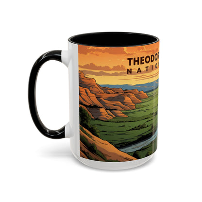 Theodore Roosevelt National Park Mug | Accent Coffee Mug (11, 15oz)