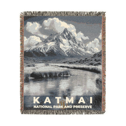 Katmai National Park Woven Blanket | S15