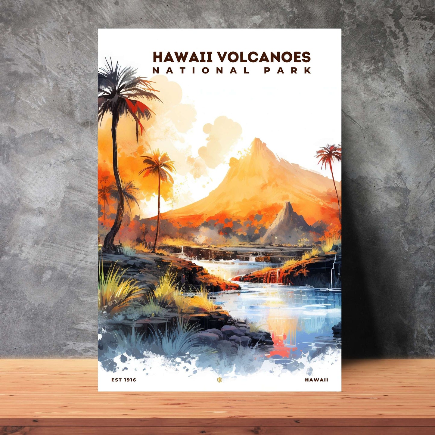 Hawaii Volcanoes National Park Poster | S08