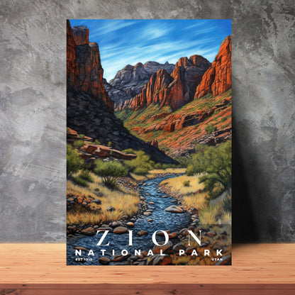 Zion National Park Poster | S02