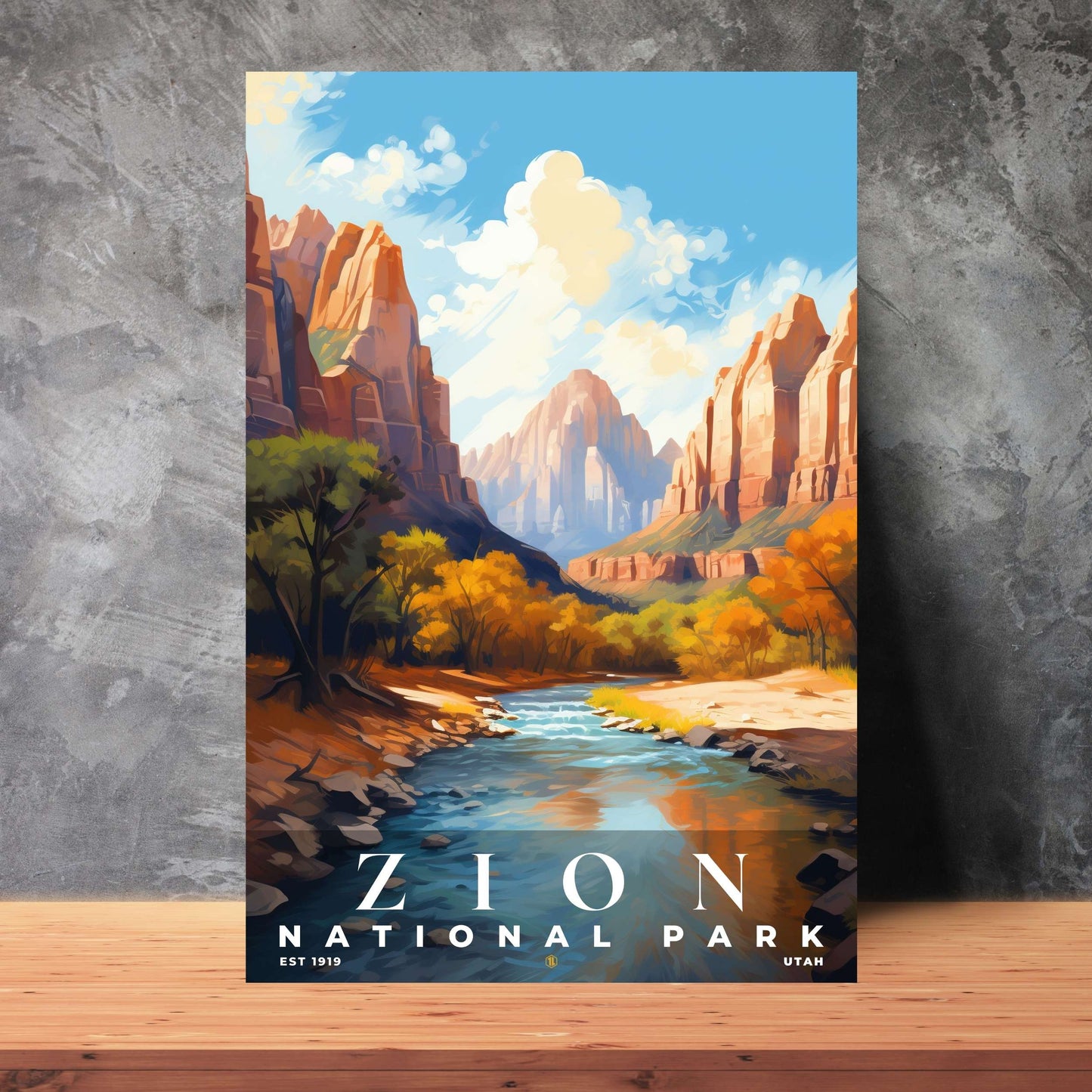 Zion National Park Poster | S06