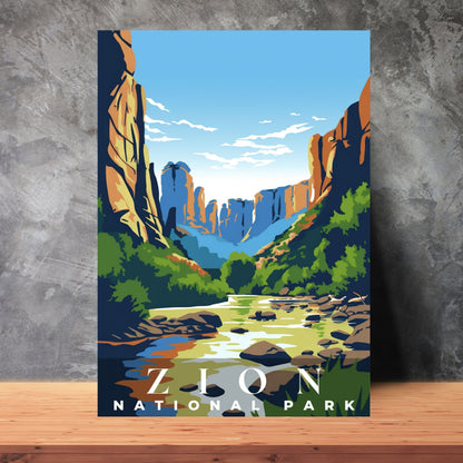 Zion National Park Poster | S01