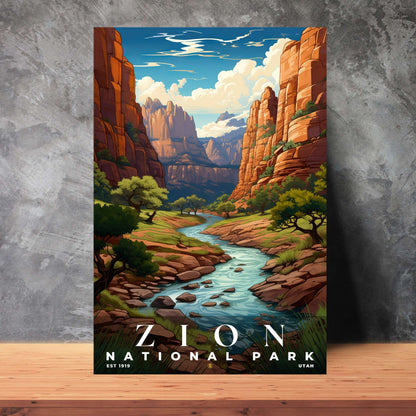 Zion National Park Poster | S07