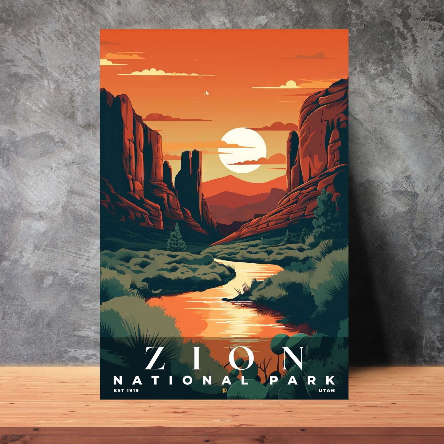 Zion National Park Poster | S05