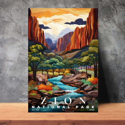 Zion National Park Poster | S09