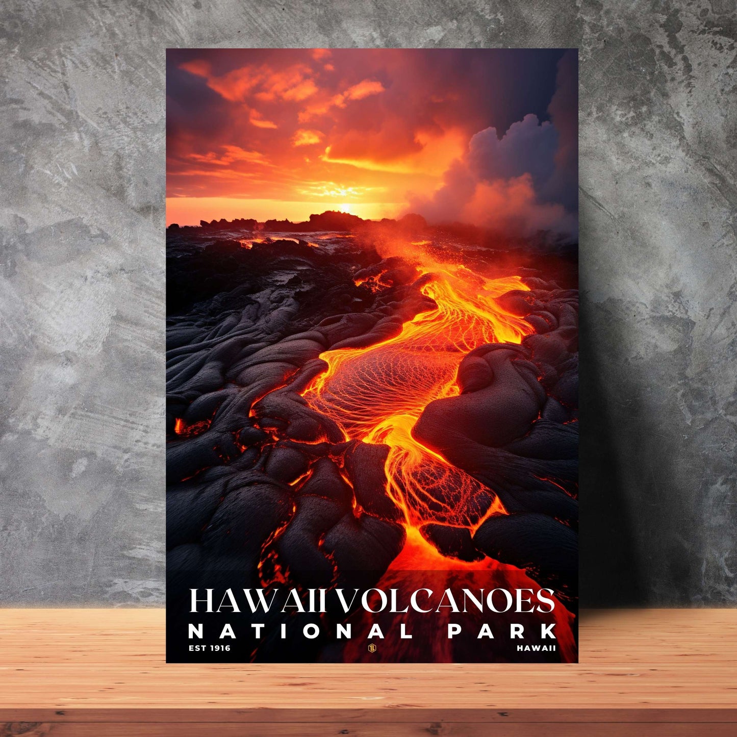 Hawaii Volcanoes National Park Poster | S10