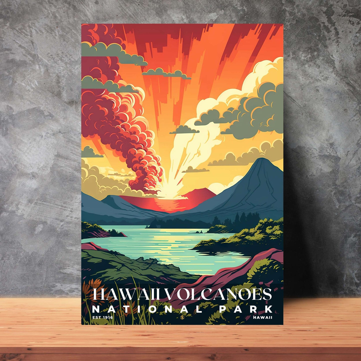 Hawaii Volcanoes National Park Poster | S05