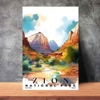 Zion National Park Poster | S04